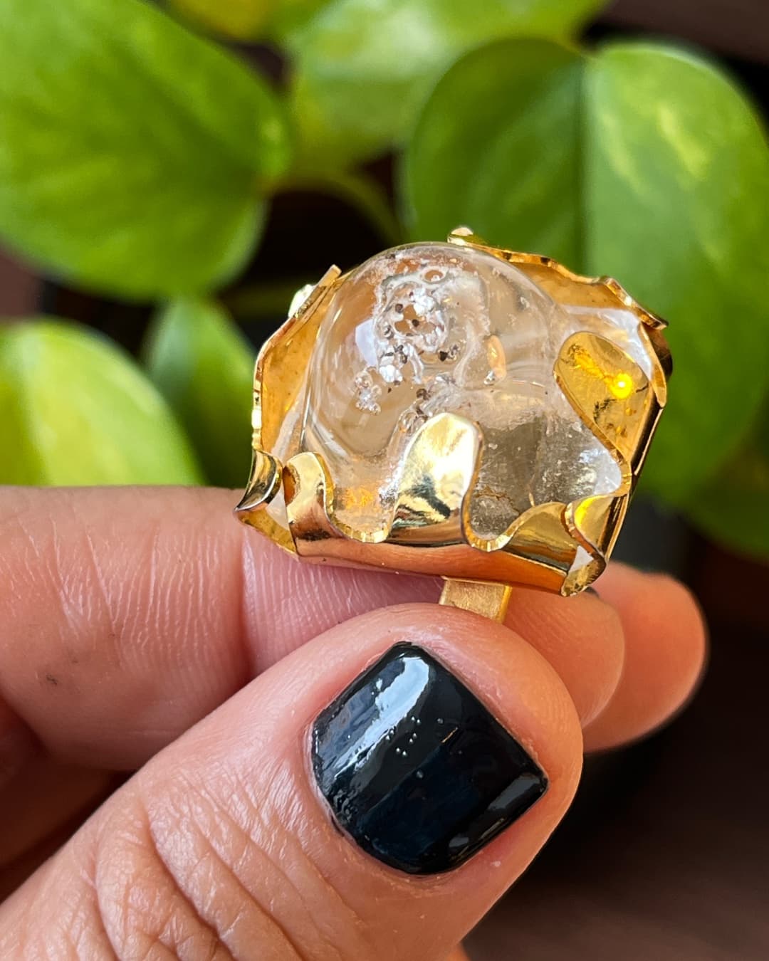 Anillo Pirita en Vitrofusión